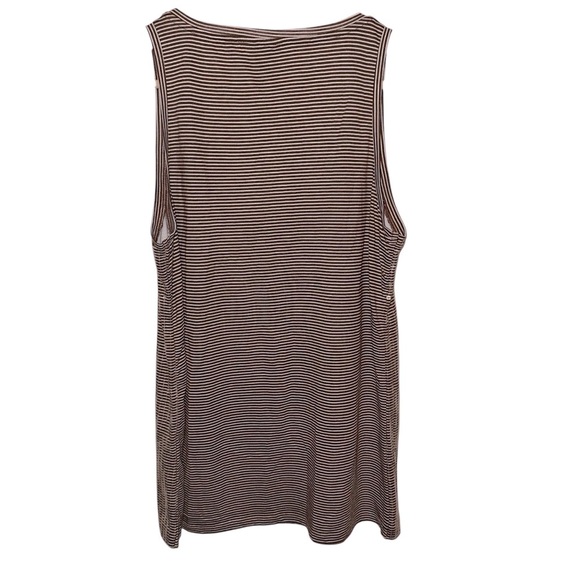 EUC Express Silver And Brown Sequin Tank Top - Picture 2 of 2